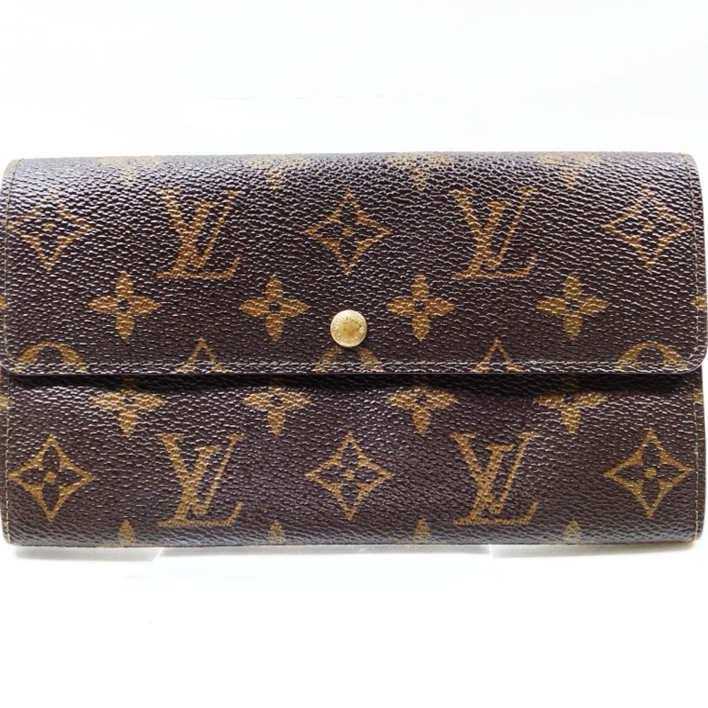 Louis Vuitton Brown Long Monogram Wallet